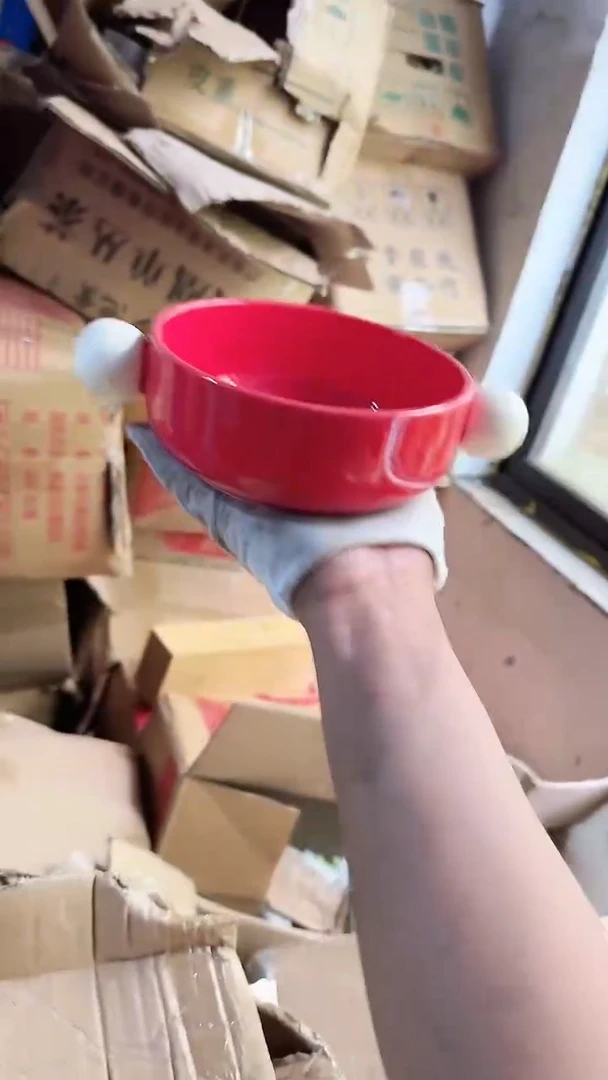 碗双耳碗 球球 微瑕凑满20元包邮