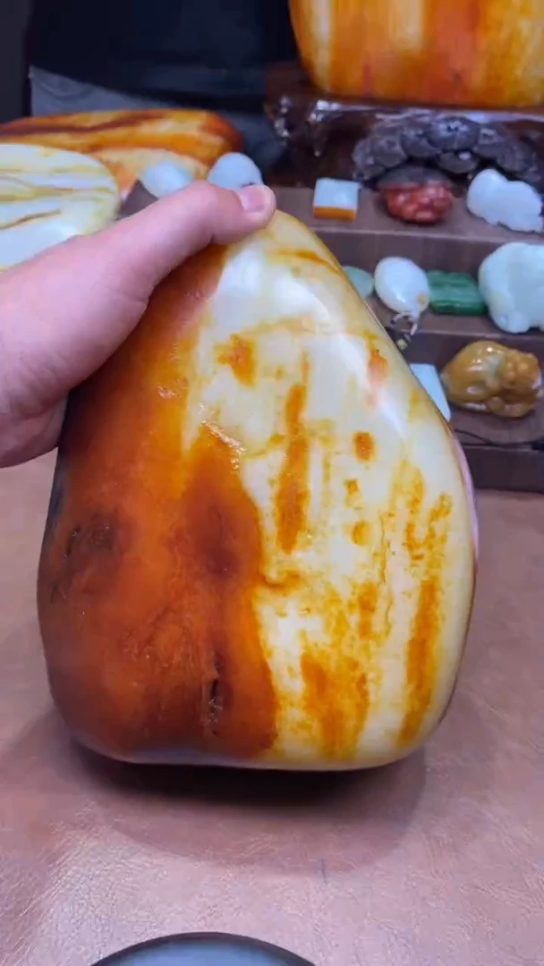 未镶嵌和田玉摆件土****…1