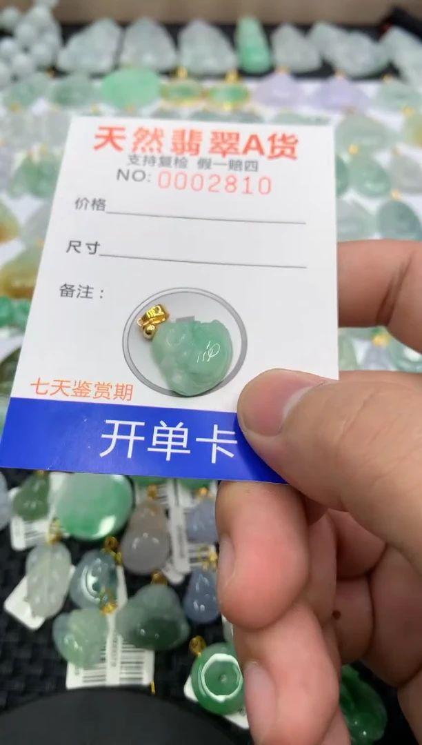 【闪购商品】翡翠颈饰未镶嵌11111111111