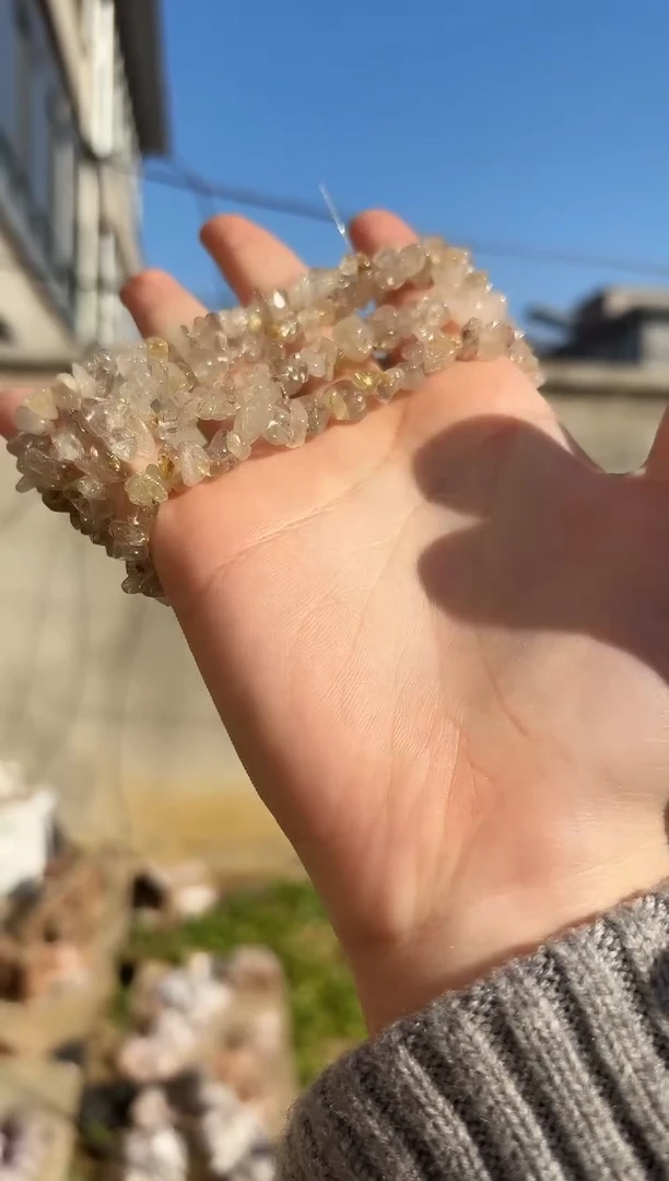 【闪购商品】水晶摆件未镶嵌发晶多圈手链发一个