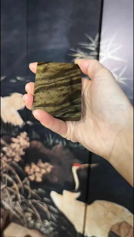 金丝楠无事牌手把件