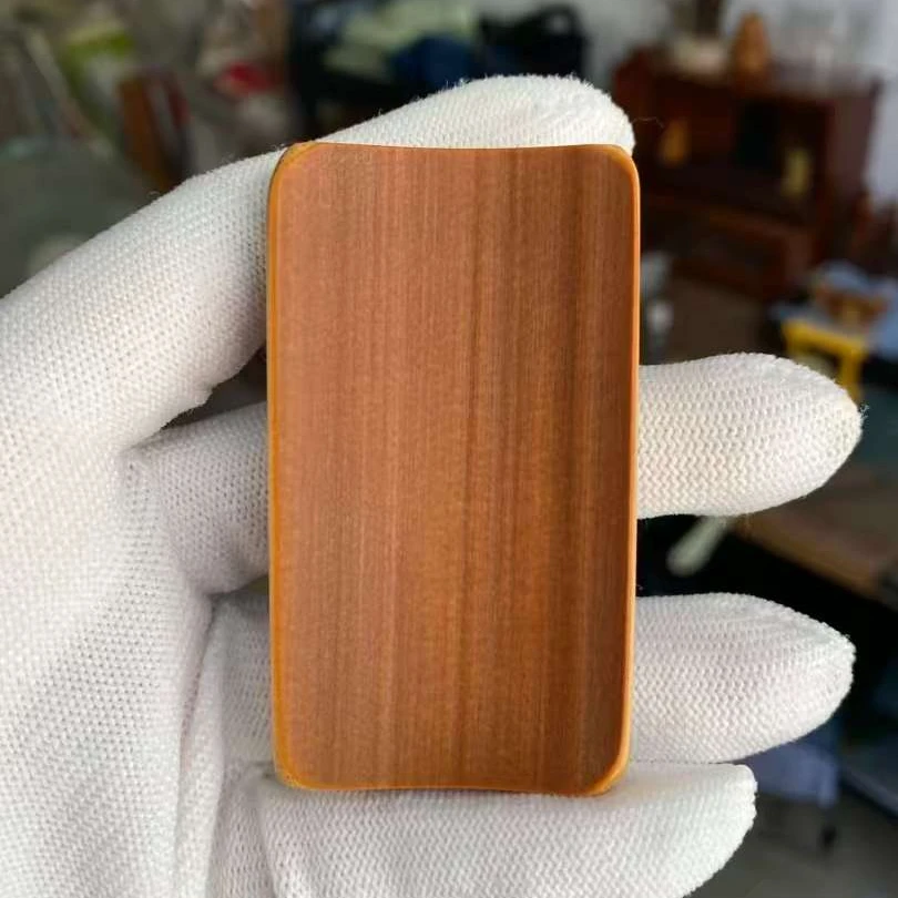 实心竹牌重彩封釉