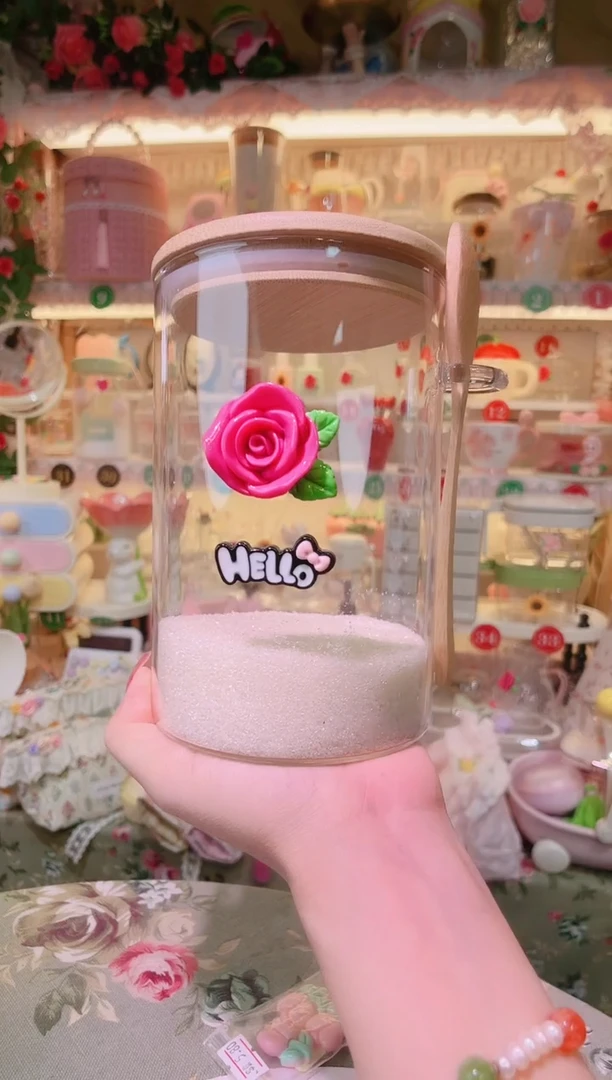 玫瑰花白糖罐——手工制作品质好！
