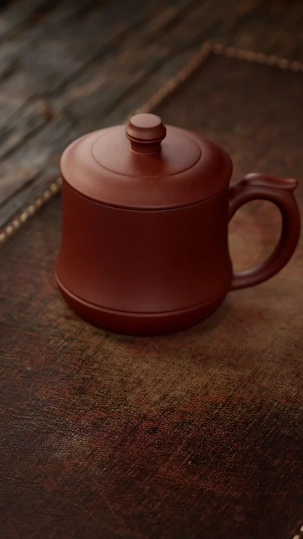 茶杯紫砂福利紫砂柱础飞把盖杯