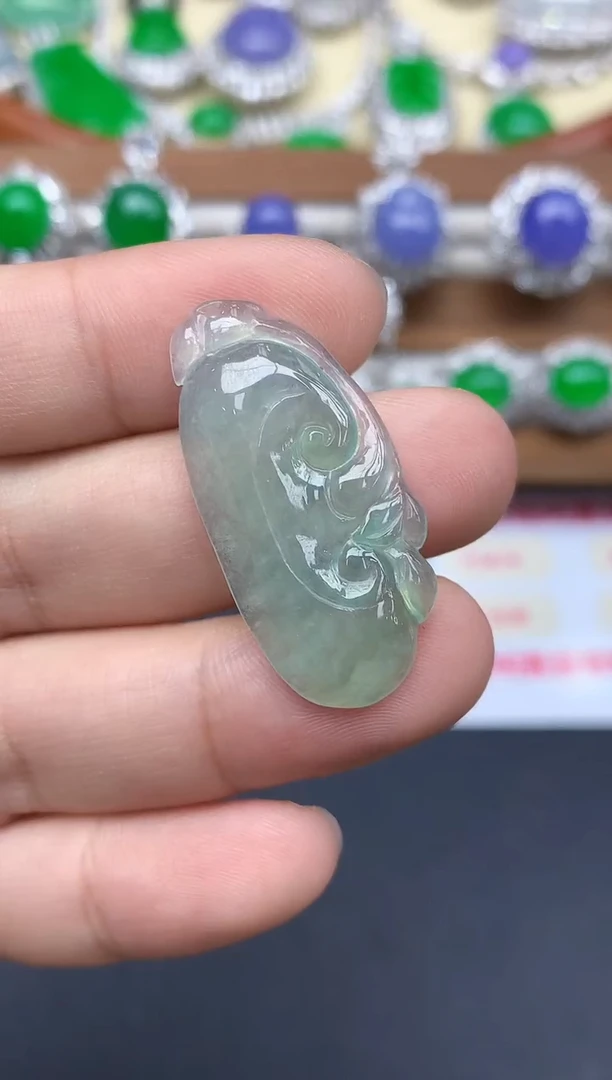 颈饰未镶嵌翡翠373-中国好珍宝