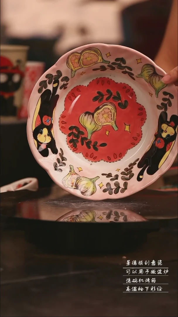 陶瓷景德镇可爱设计师款陶瓷