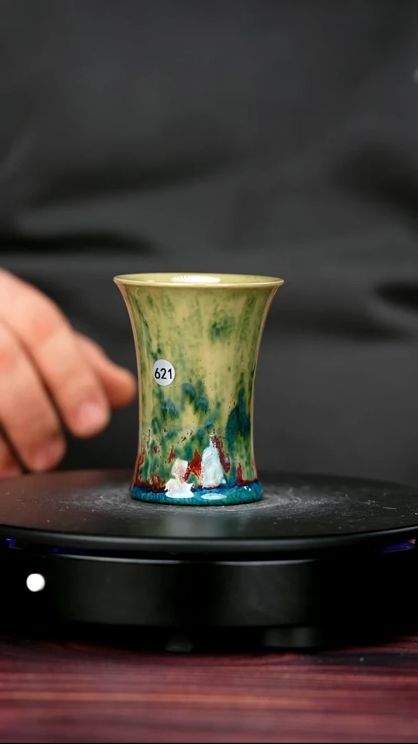 其他钧瓷621#盼龙窑一级品原矿钧瓷束腰杯