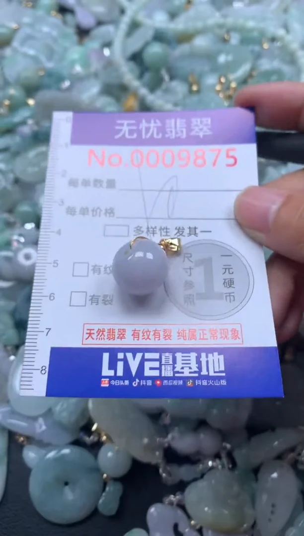 颈饰未镶嵌翡翠9875