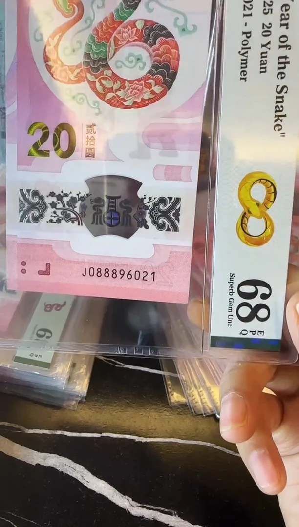 塑料2025 蛇钞 单张  088896021
