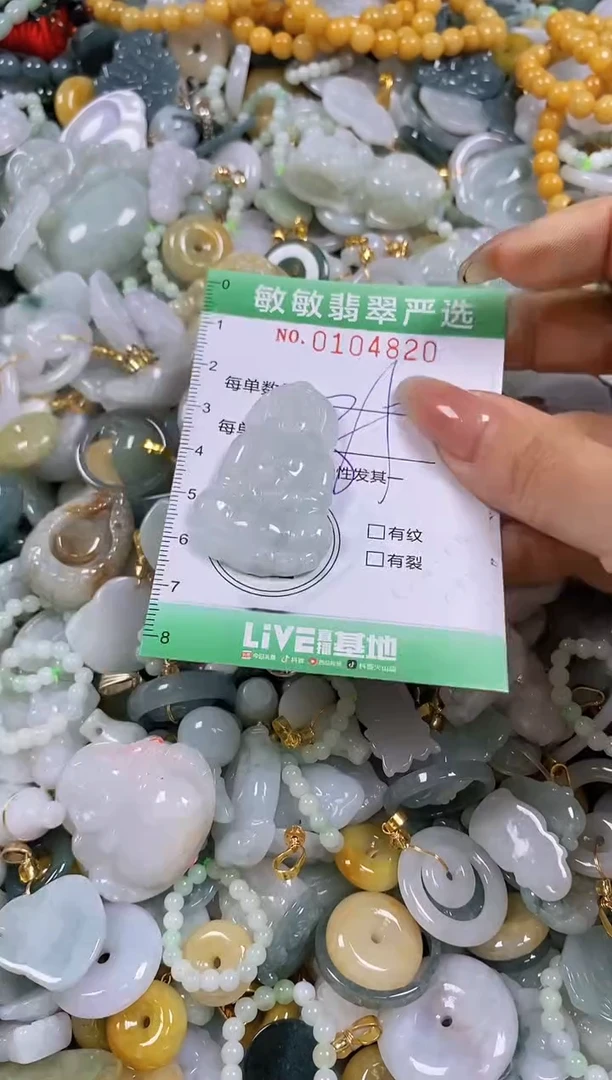 【闪购商品】翡翠颈饰未镶嵌闪购0104820多样性发其一