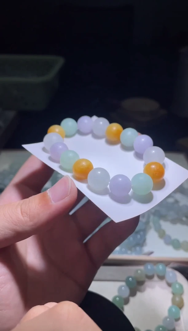 未镶嵌定制翡翠翡翠手串