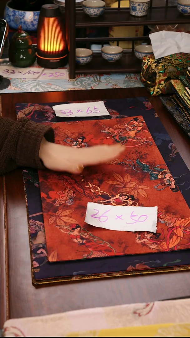 【敦煌双面】中国风干泡织锦茶席33*65