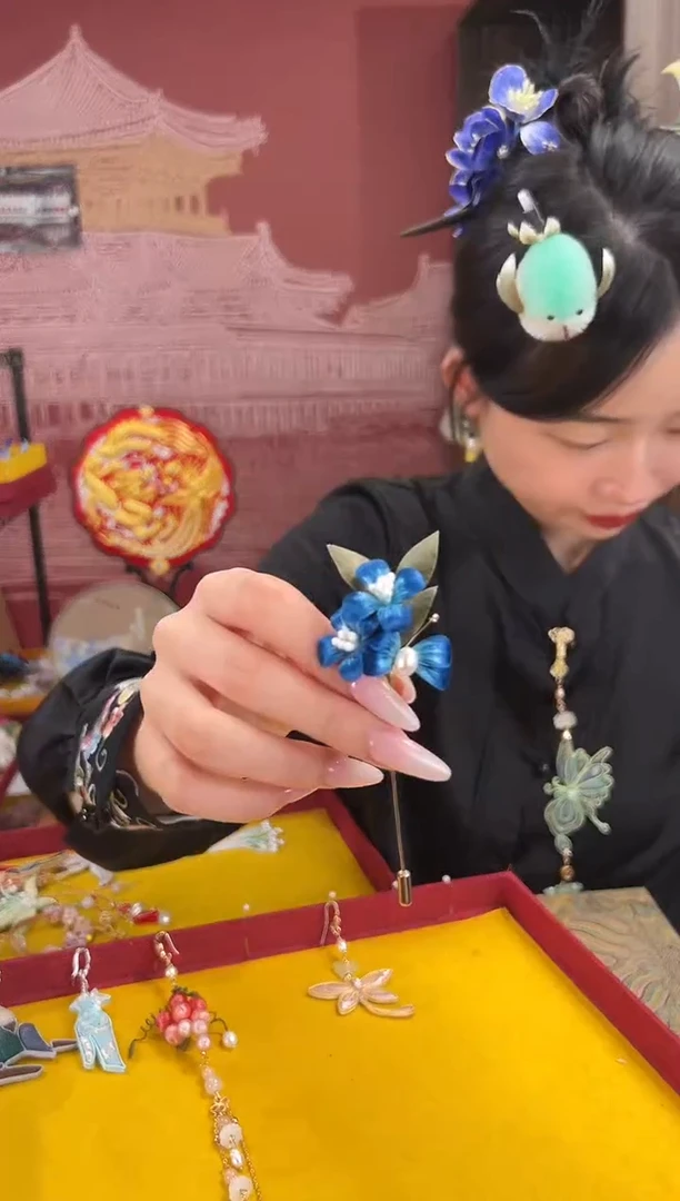 【闪购商品】刺绣苏绣世家非遗手工（耳环）