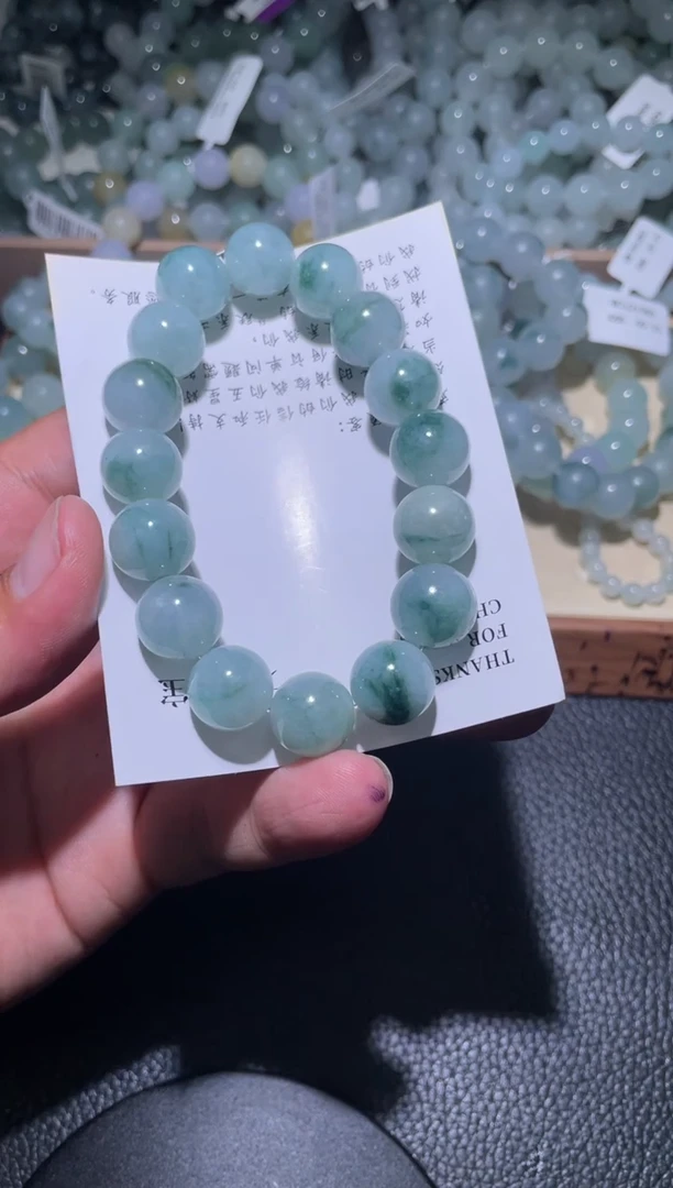 未镶嵌定制翡翠東*篱珠串
