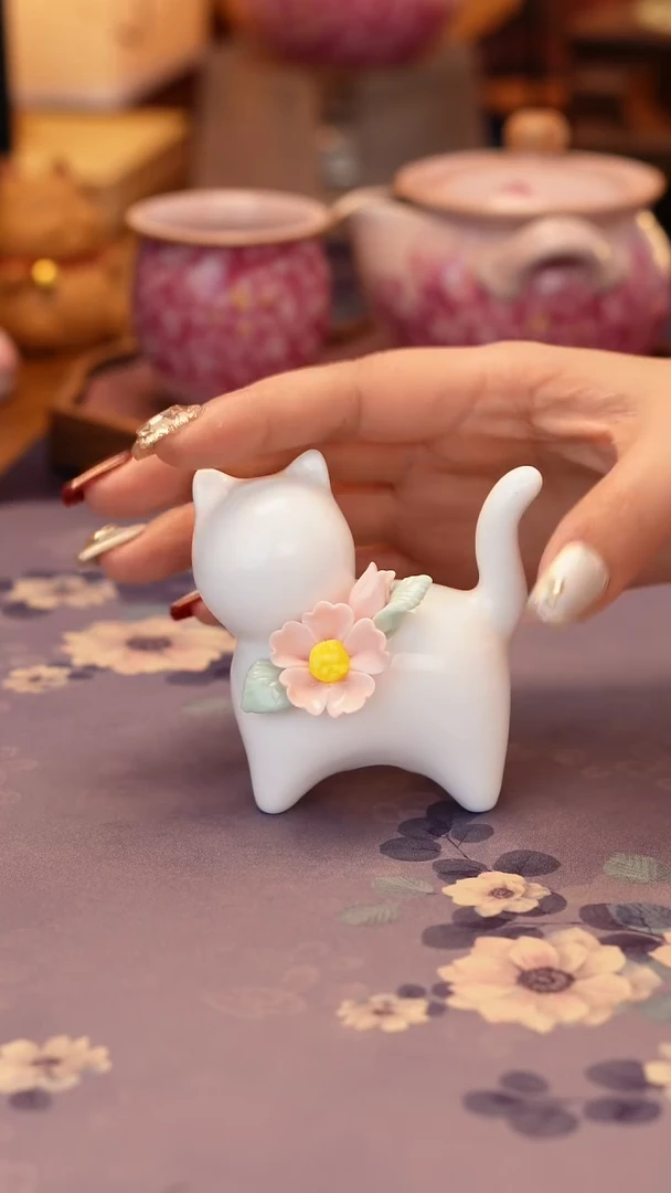 【闪购商品】猫咪摆件·········