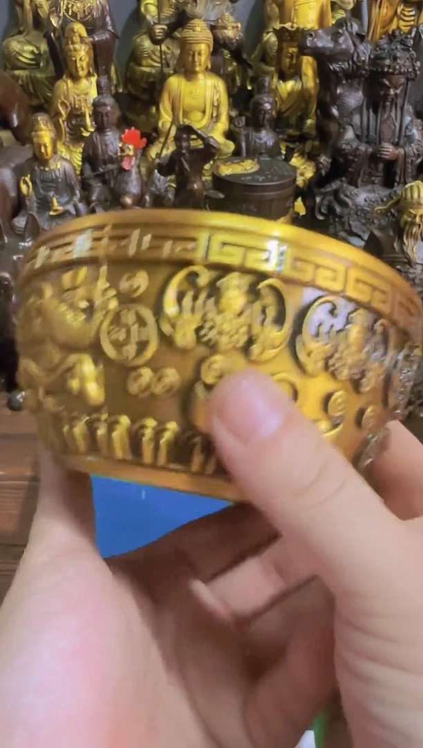 老黄黄铜摆件装饰品