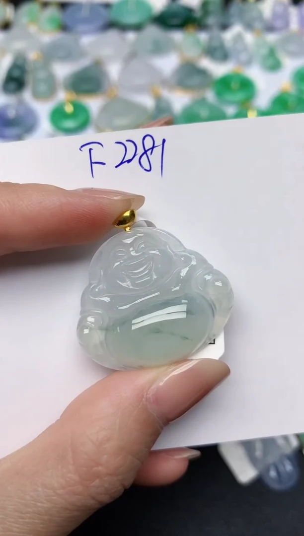 颈饰未镶嵌翡翠天然缅甸A货翡翠百元以上9元证书费自理