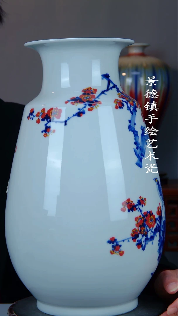 摆件陶瓷景德镇手工手绘陶瓷摆件25