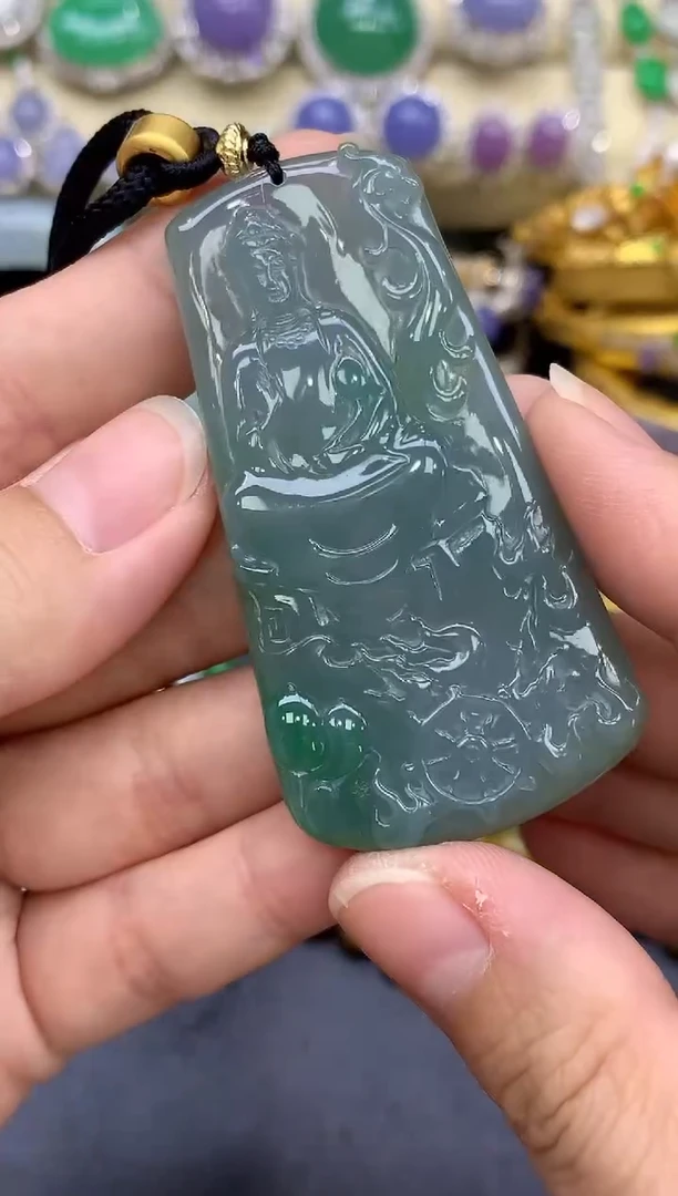 颈饰未镶嵌翡翠395-中国好珍宝