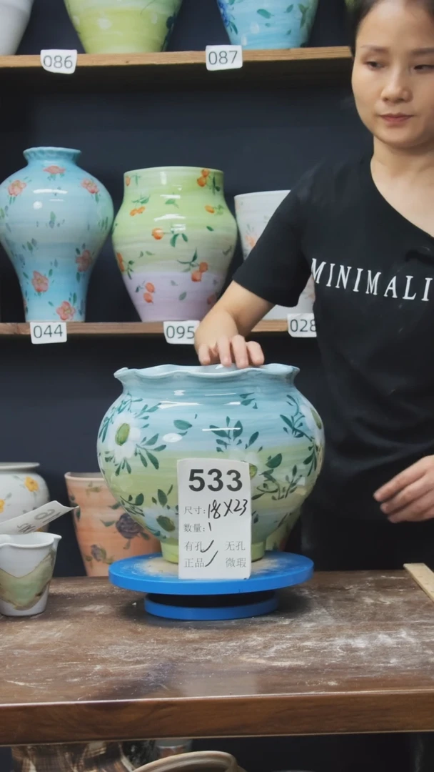 陶瓷景德镇花盆533