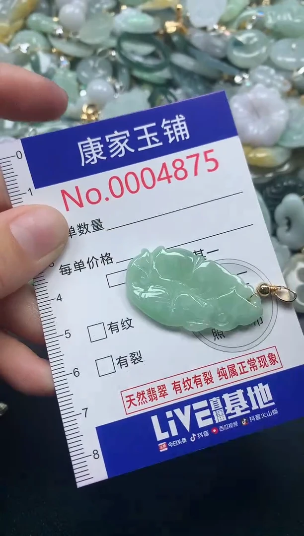 颈饰未镶嵌翡翠4875