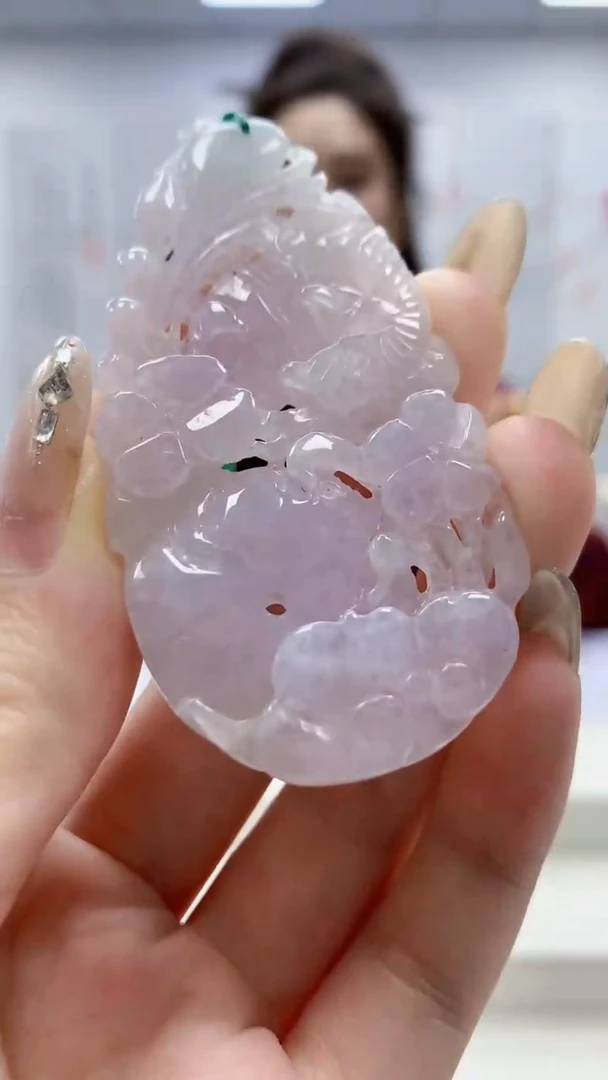 未镶嵌定制翡翠4829jw-毛货挂件36