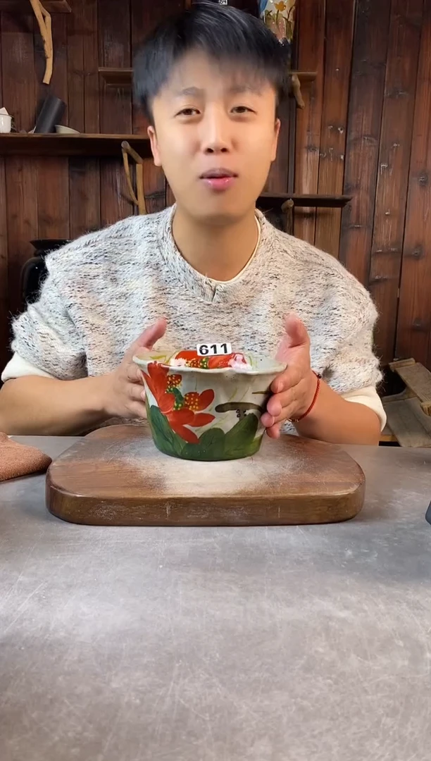碗611，手工手绘，超值陶瓷