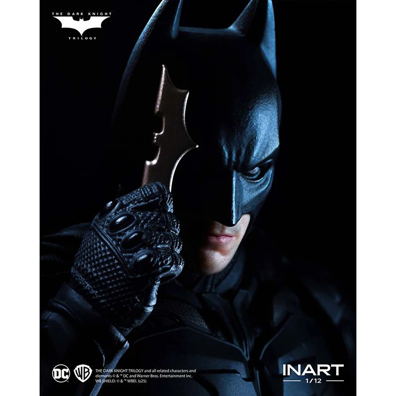 现货 INART-《蝙蝠侠:黑暗骑士崛起》-蝙蝠侠1/12可动人偶高级版
