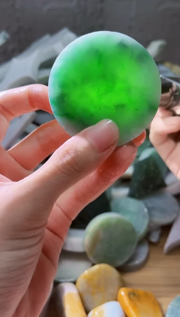 裸石翡翠翡翠a货正品玉石古陈820