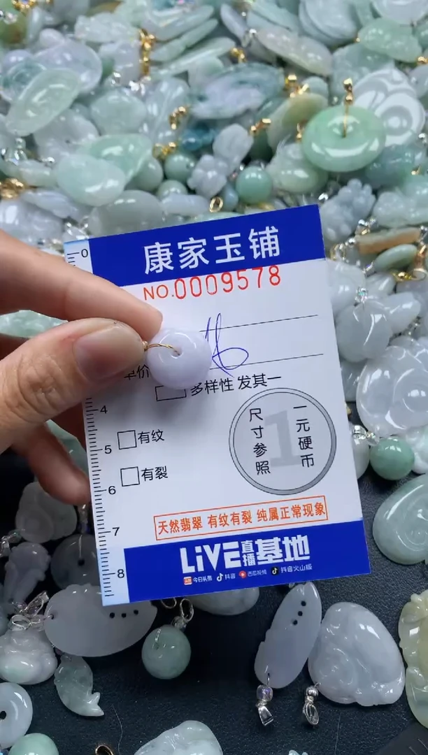 颈饰未镶嵌翡翠9578