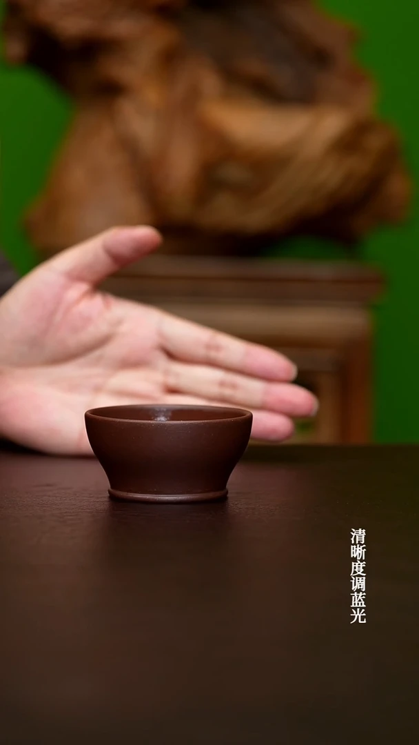 茶壶紫砂宜兴原矿   老紫泥  主人杯 80CC