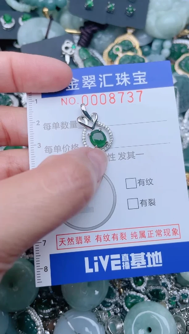 【闪购商品】翡翠颈饰未镶嵌8737........1