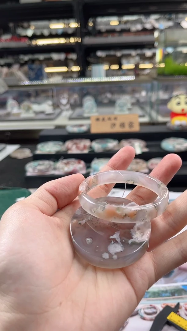 未镶嵌手镯石英质玉圈口（赠品镯心）