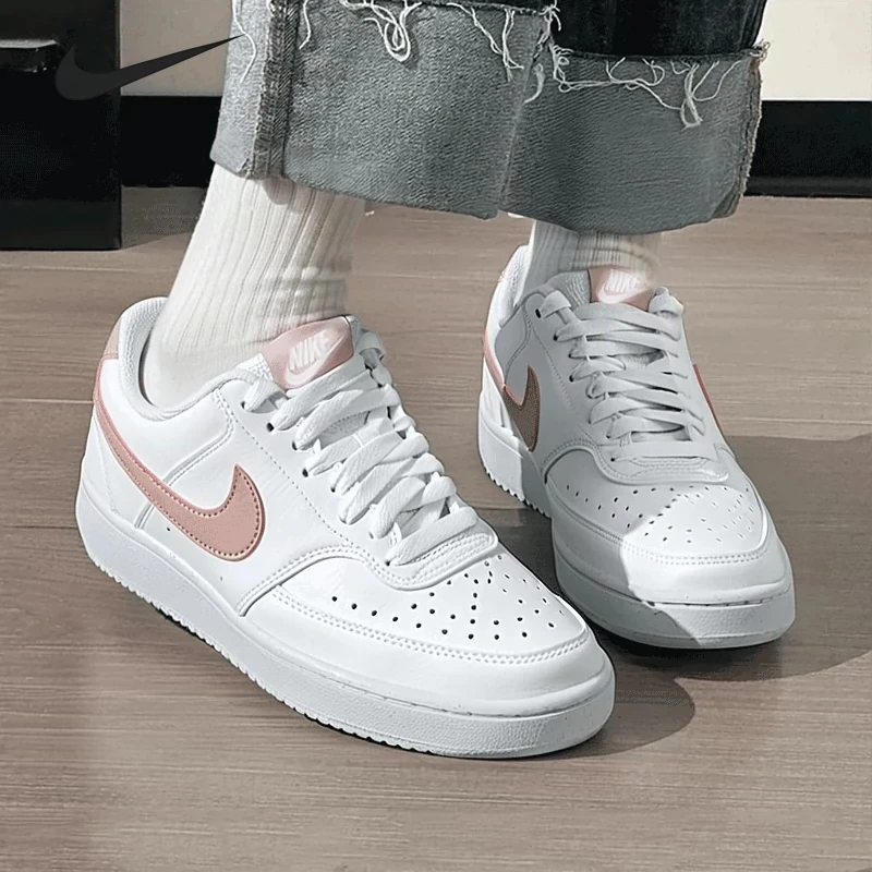 NIKE/耐克2025夏季新款COURT VISION小白鞋休闲潮夏季简约女板鞋