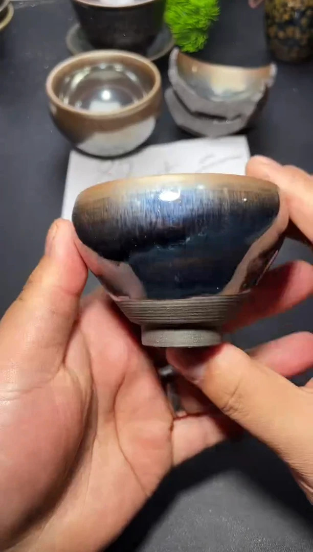 茶盏73叶紫建盏