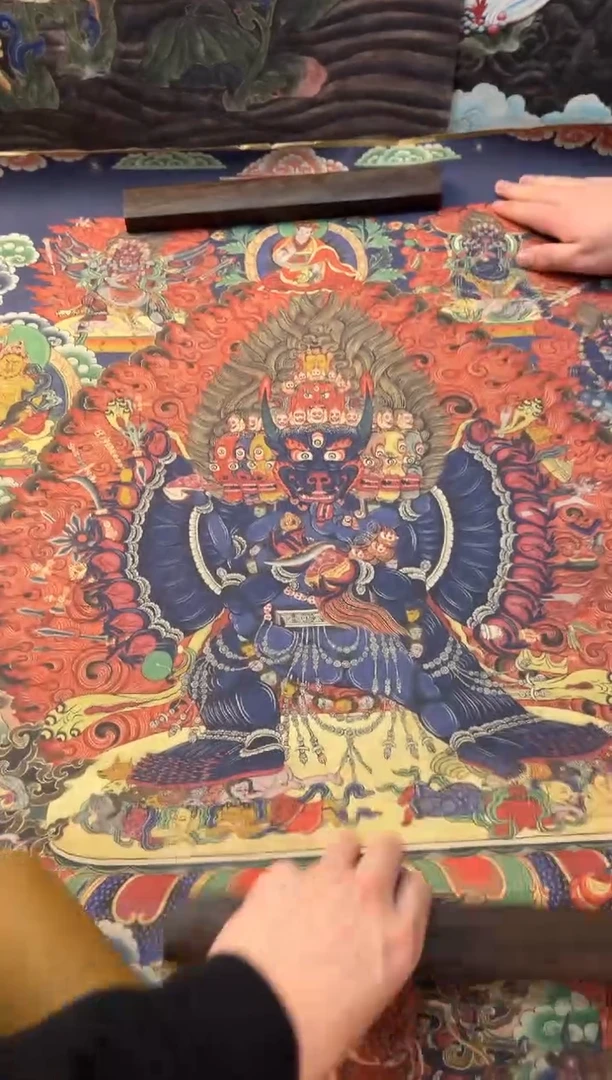 卷轴画大朱画院老六专属AA109