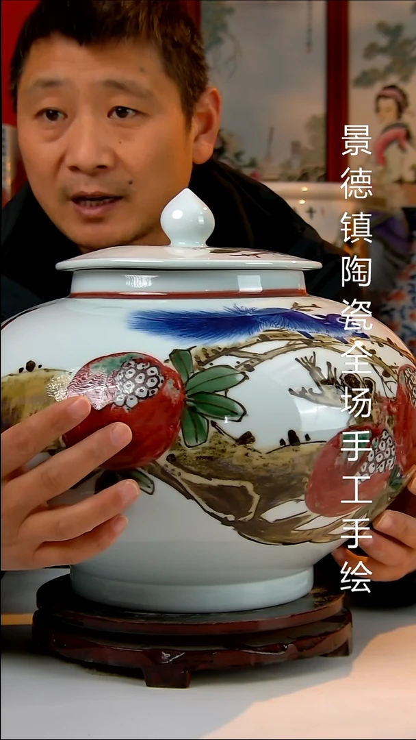 摆件陶瓷景德镇陶瓷 全场手工手绘