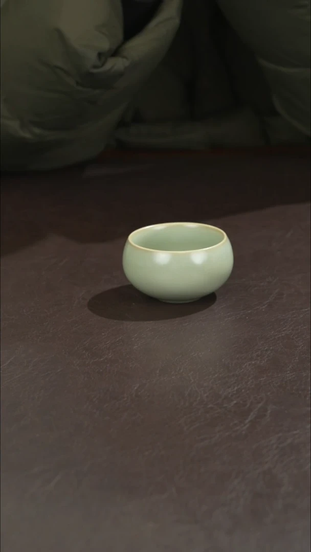 瓷宣宝汝瓷原矿原釉精工作品