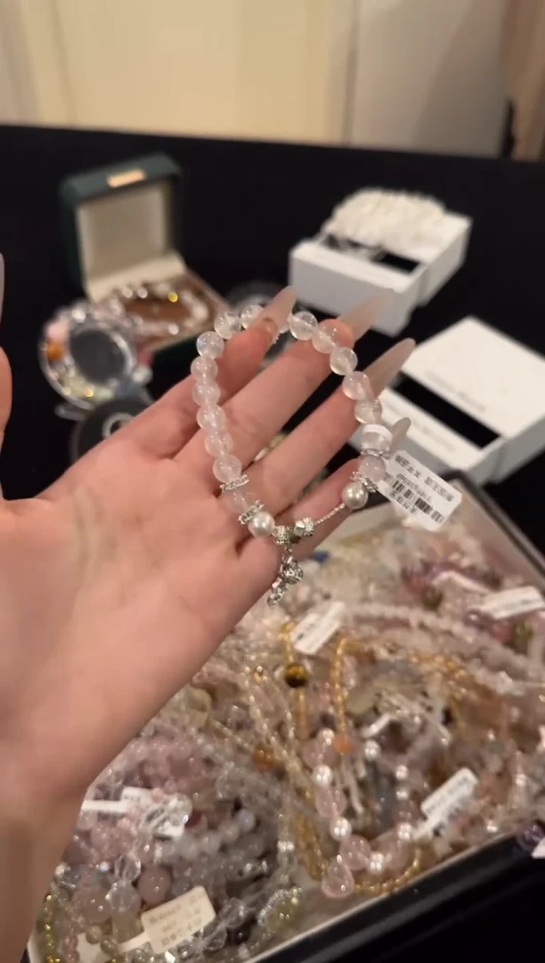 水晶手链合金蓝月光x1815