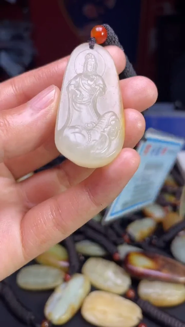 颈饰未镶嵌和田玉123