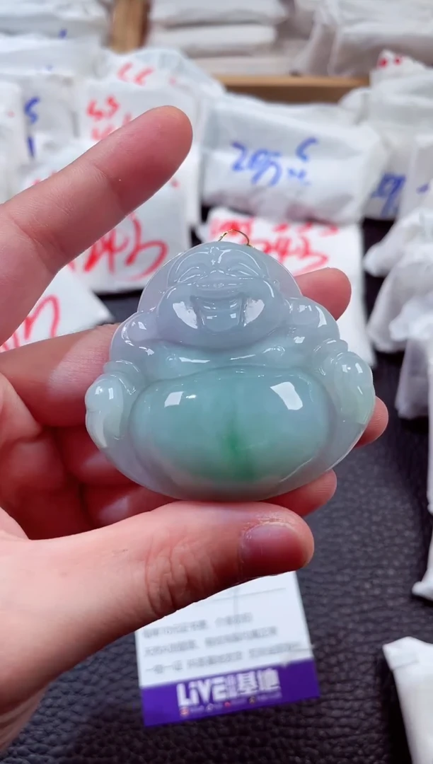 翡翠未镶嵌颈饰00004231