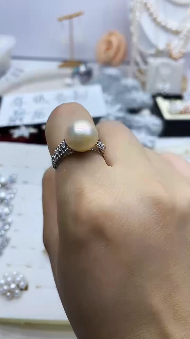 未镶嵌戒指淡水珍珠1