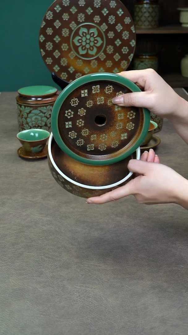 【闪购商品】龙泉青瓷宝相干泡台