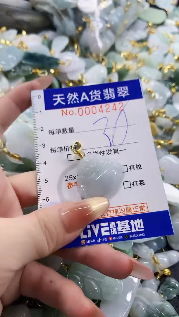 颈饰未镶嵌翡翠天然A货翡翠