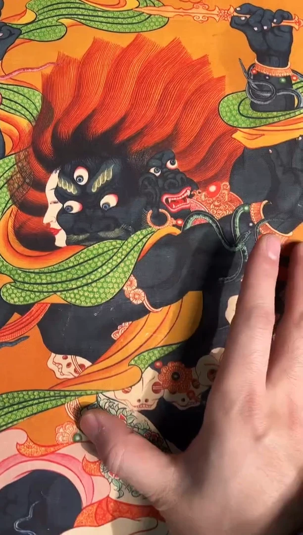 卷轴画曦曦的唐卡tk160