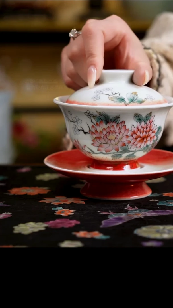 杯景德镇陶瓷杯碗柴烧多人