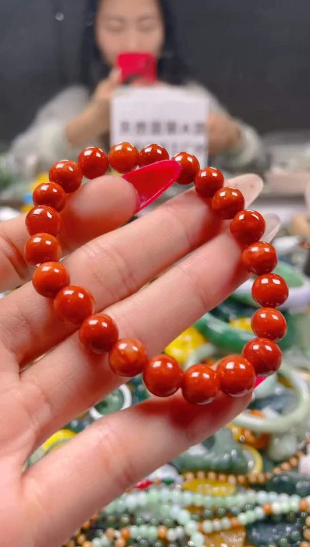 【闪购商品】翡翠颈饰未镶嵌8MM/U/翡翠A货一图一物