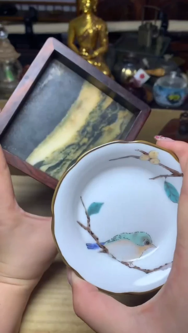 紫砂盖碗瓷器默认微瑕瓷器