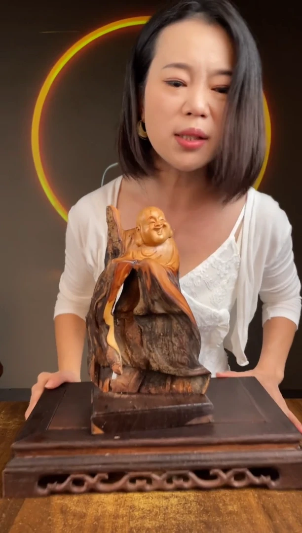 柏木（崖柏）手工摆件,先抢先得! 编号:53