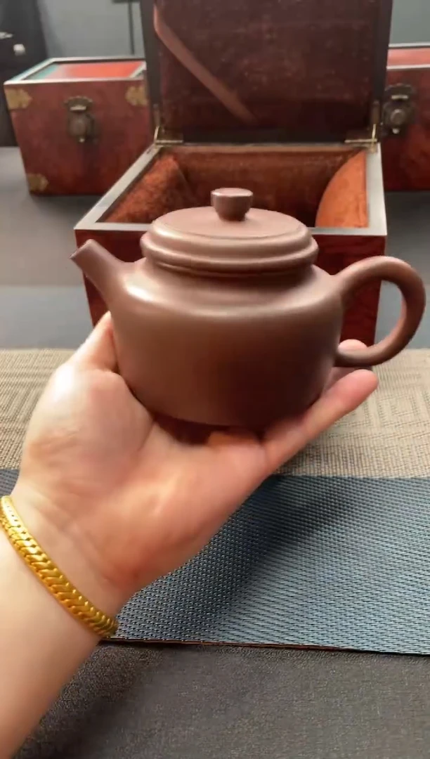 茶壶紫砂195 宜兴原矿紫砂
